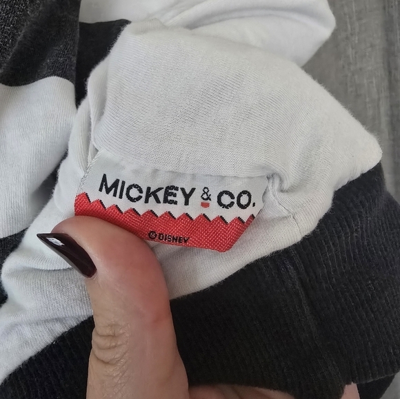 Vtg 1980s Reversible Mickey & Co Striped Goofy Sweatshirt Size L RARE - Picture 4 of 8